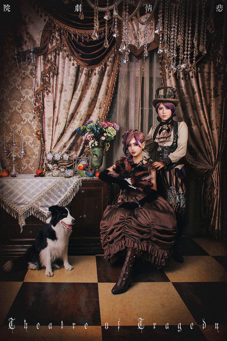 Elegy Gothic Classical Puppets Lolita Jumper Dress Long Version
