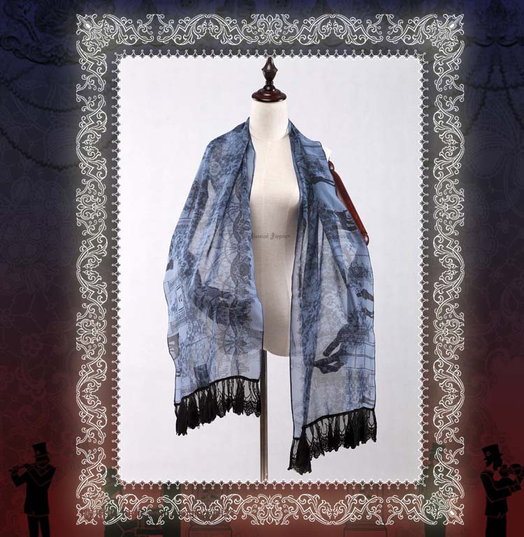 The 10th Anniversary Classical Puppets Lolita Scarf Short Version