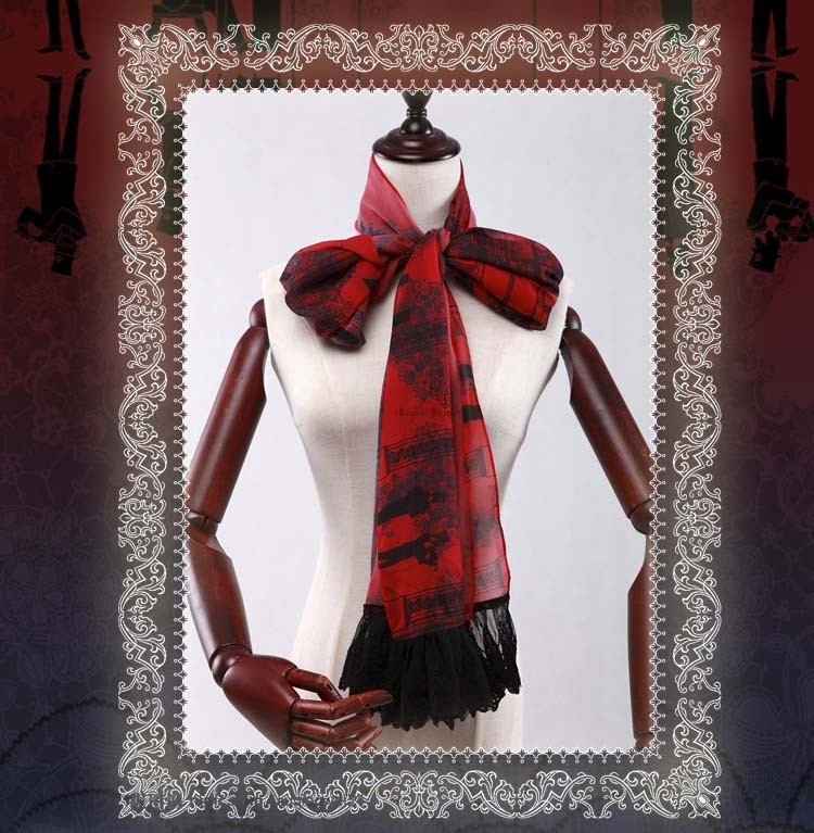 The 10th Anniversary Classical Puppets Lolita Scarf Short Version