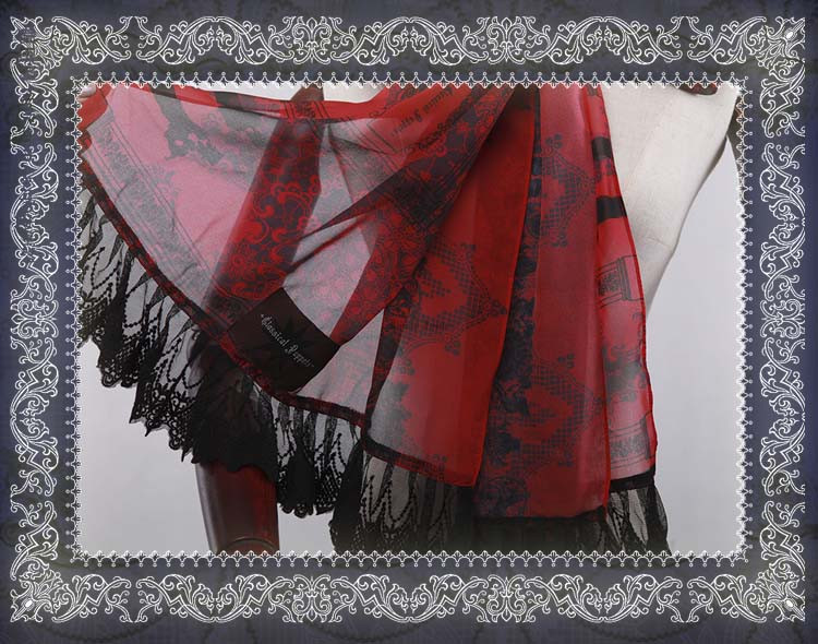 The 10th Anniversary Classical Puppets Lolita Scarf Short Version