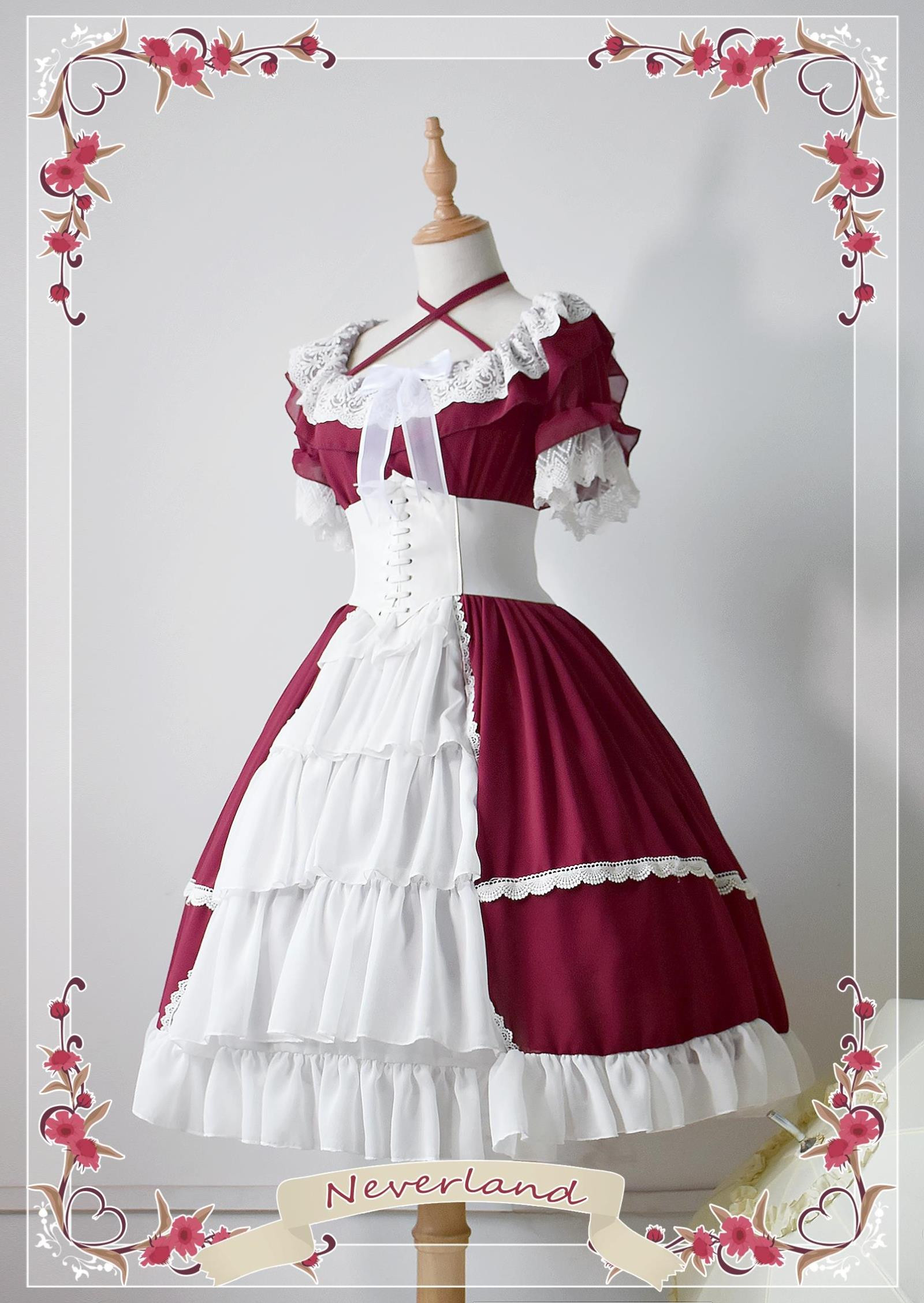 Colorful Fairy Tales- Open Front Design Neverland Lolita OP Dress