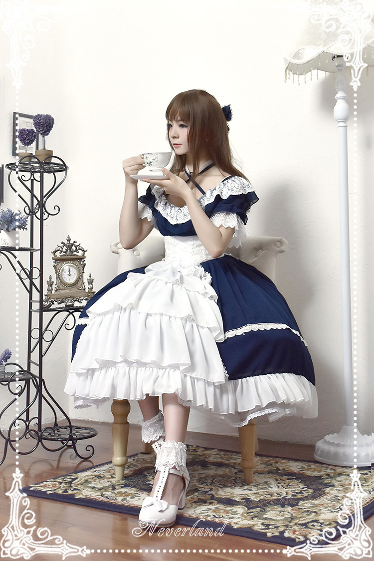 Colorful Fairy Tales- Open Front Design Neverland Lolita OP Dress