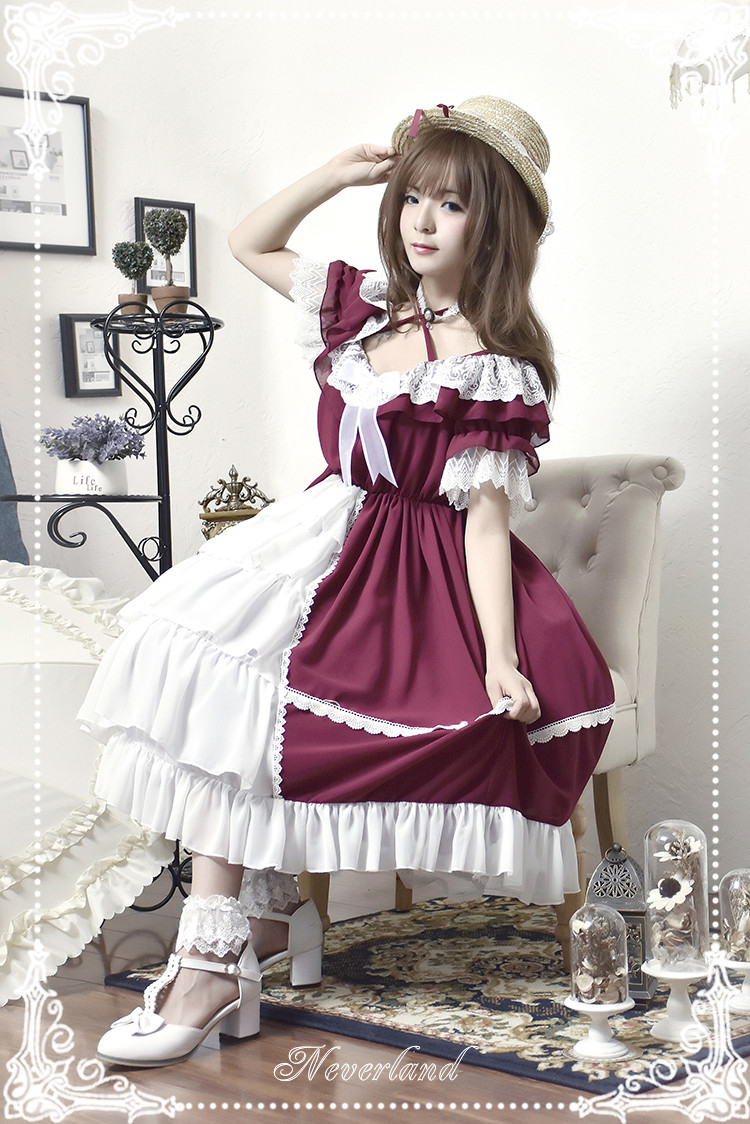 Colorful Fairy Tales- Open Front Design Neverland Lolita OP Dress