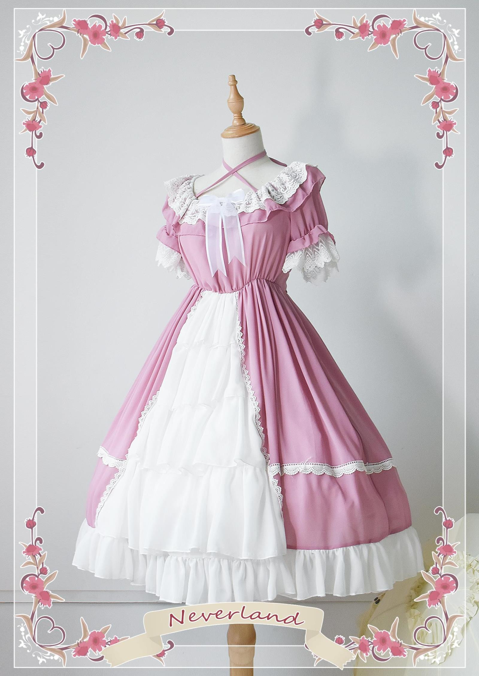 Colorful Fairy Tales- Open Front Design Neverland Lolita OP Dress