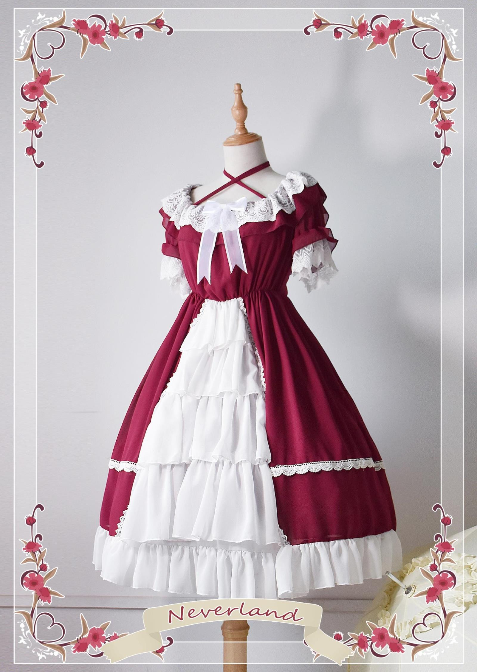 Colorful Fairy Tales- Open Front Design Neverland Lolita OP Dress