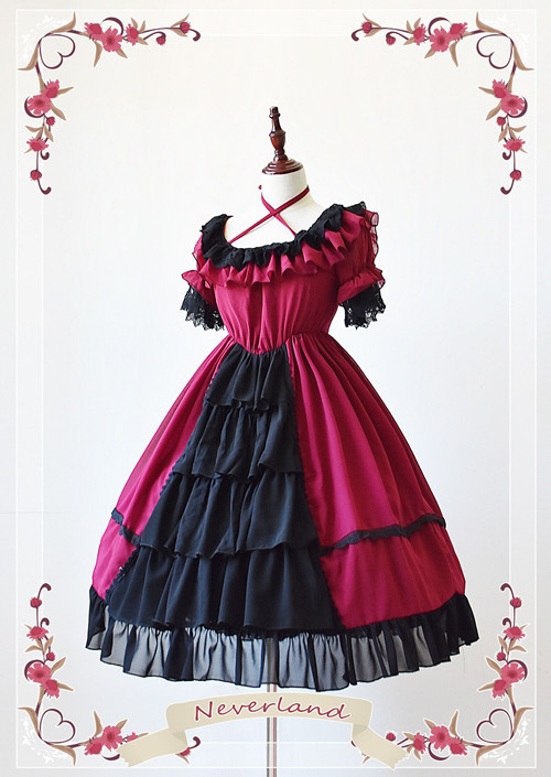 Colorful Fairy Tales- Open Front Design Neverland Lolita OP Dress