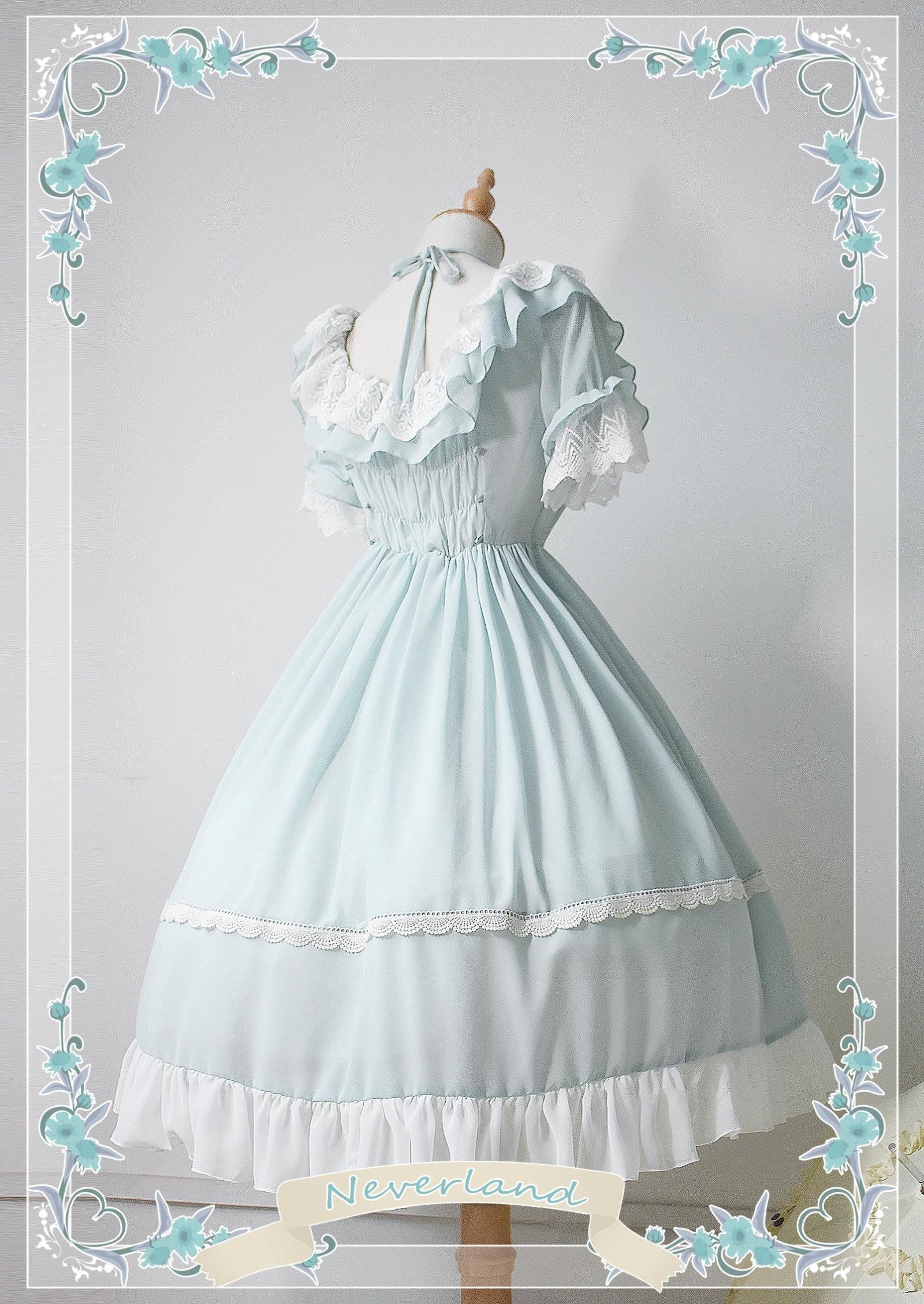 Colorful Fairy Tales- Open Front Design Neverland Lolita OP Dress