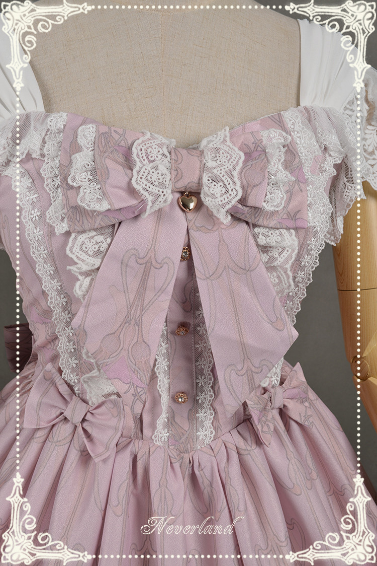 Maiden in May Neverland Lolita Fly Sleeves High Waist OP Dress