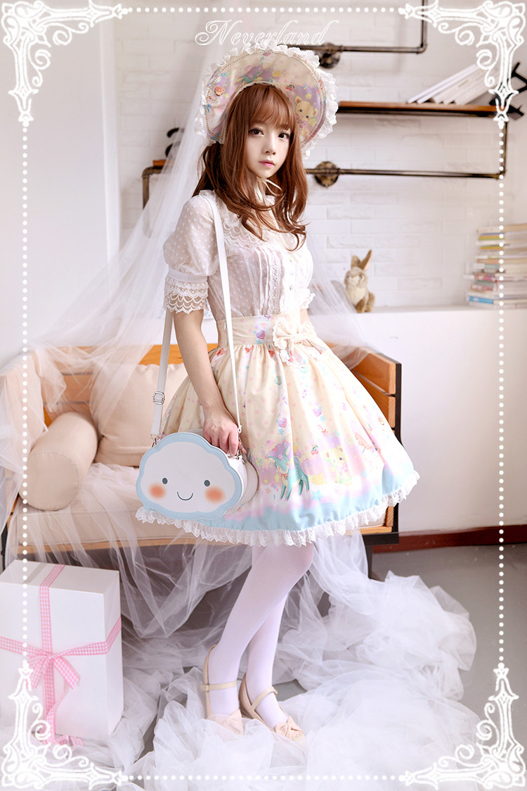 Candyland- Sweet Normal Waist Neverland Lolita Skirt