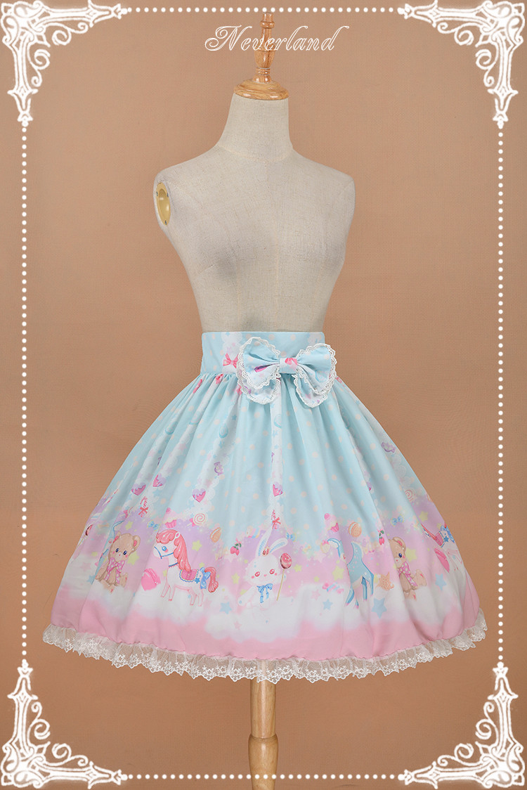 Candyland- Sweet Normal Waist Neverland Lolita Skirt