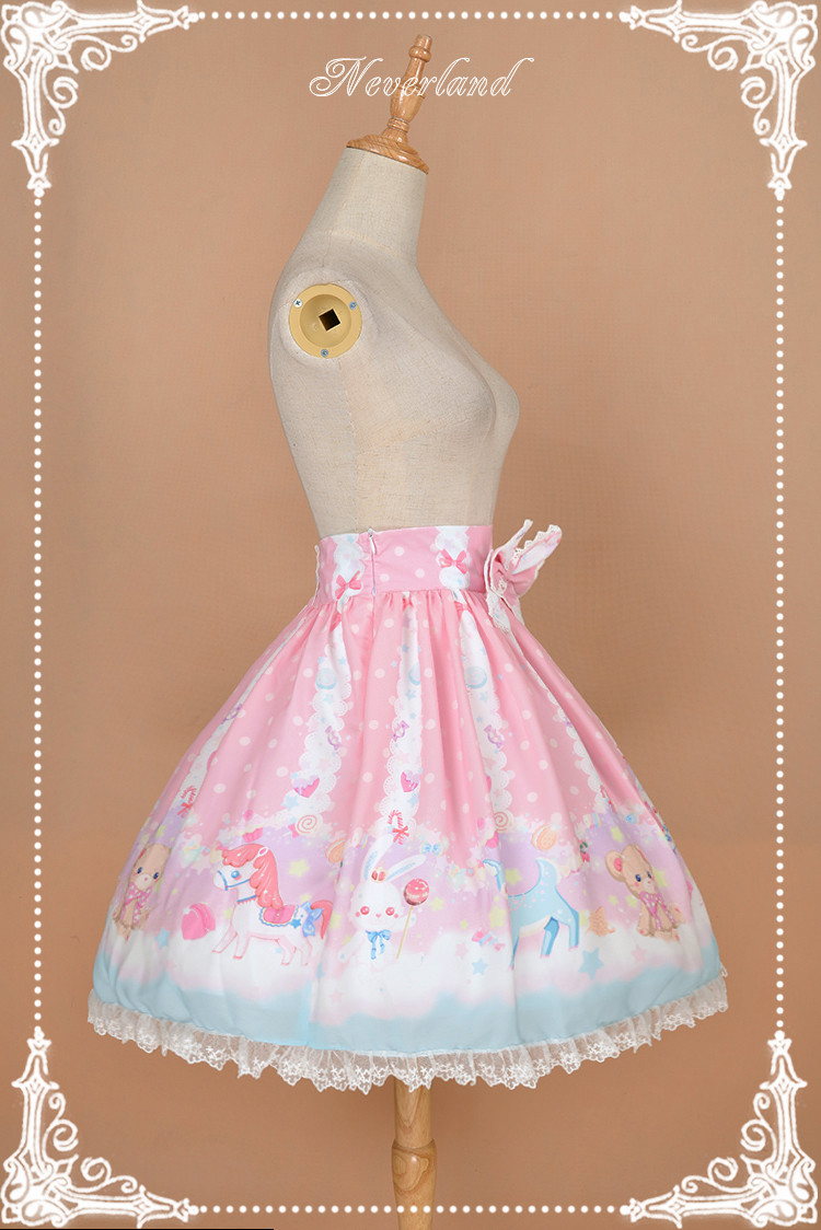 Candyland- Sweet Normal Waist Neverland Lolita Skirt