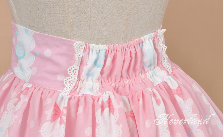 Candyland- Sweet Normal Waist Neverland Lolita Skirt