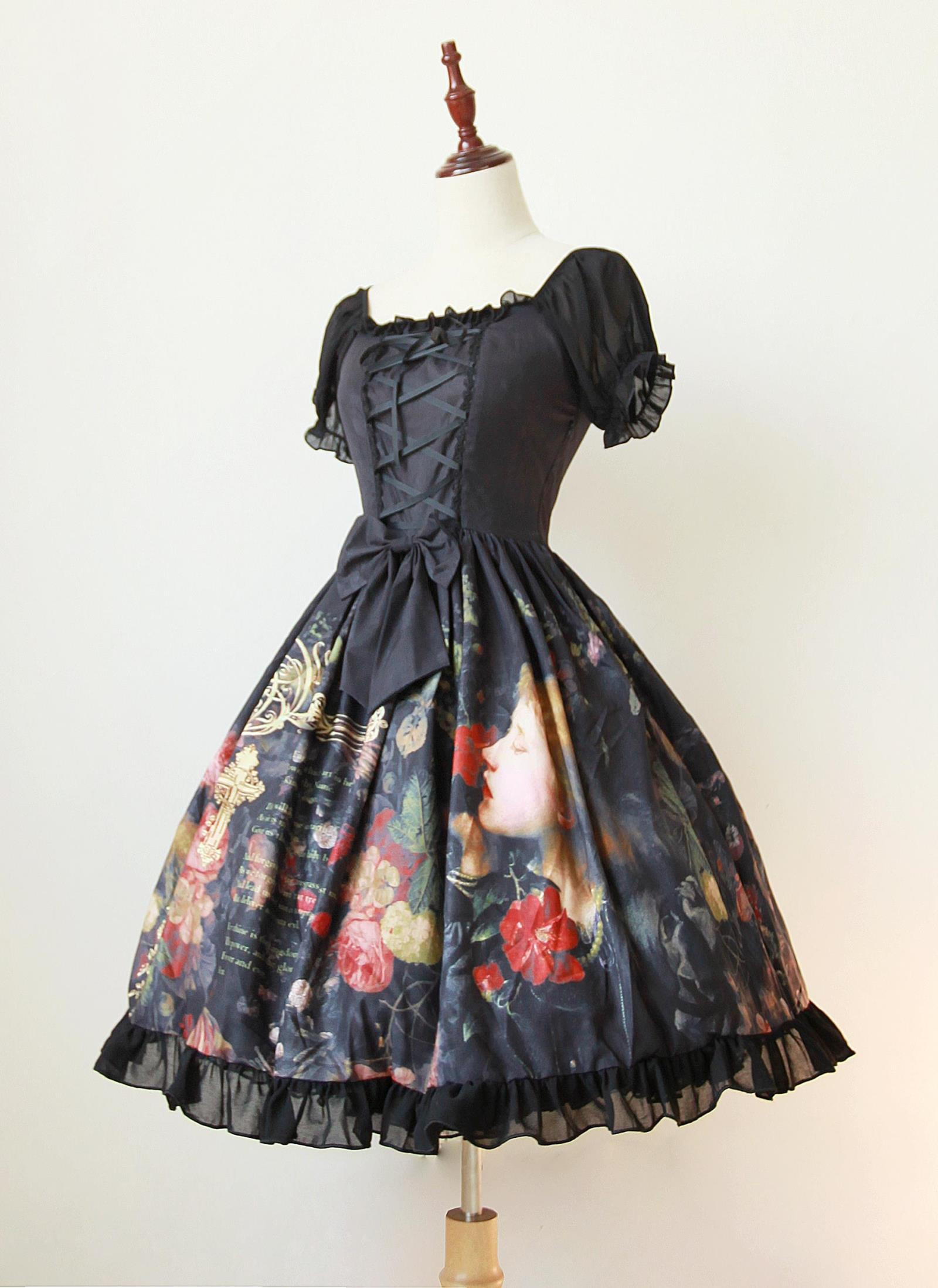 Maidens Garden Neverland Lolita Chiffon OP Dress Two Versions