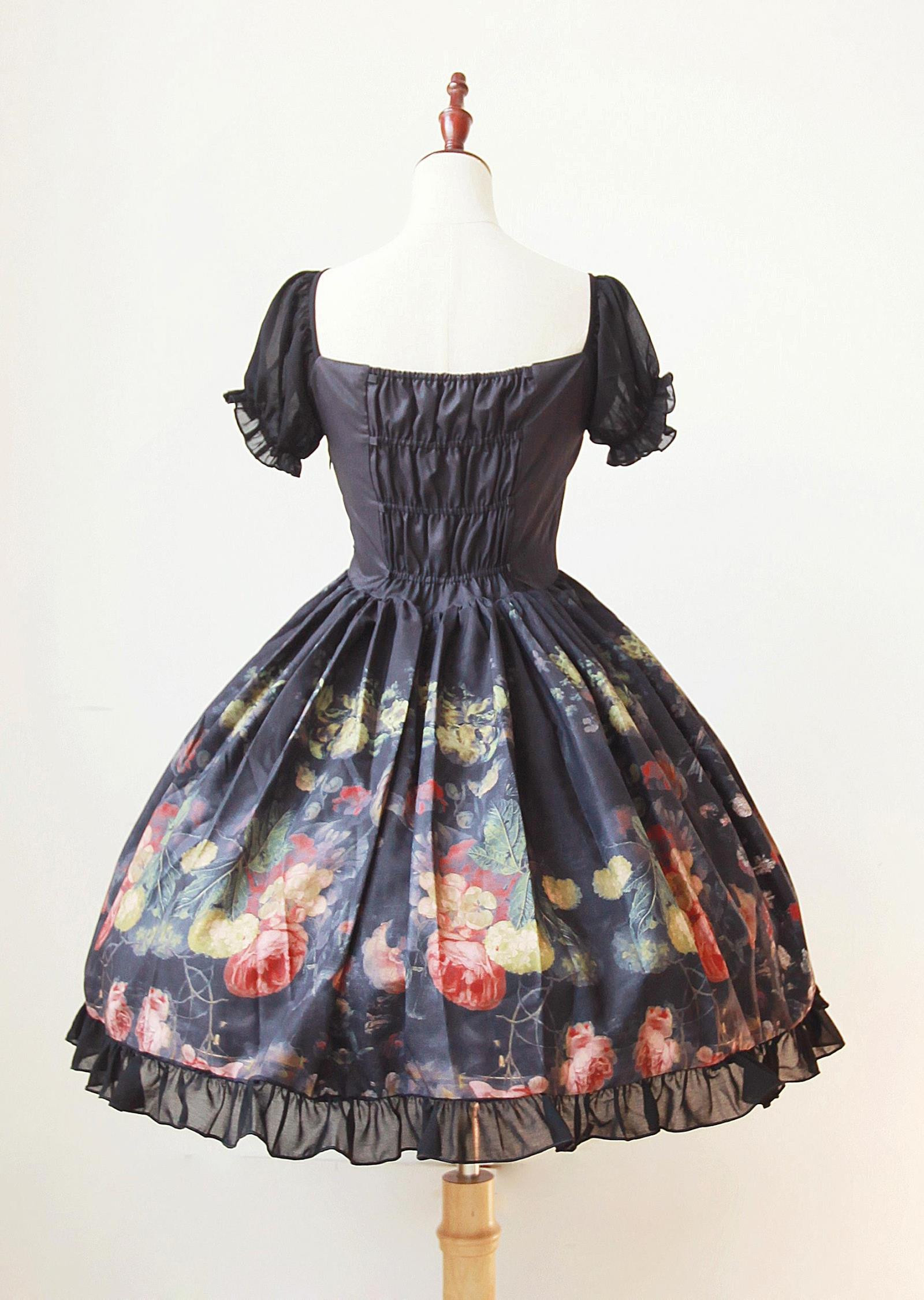 Maidens Garden Neverland Lolita Chiffon OP Dress Two Versions