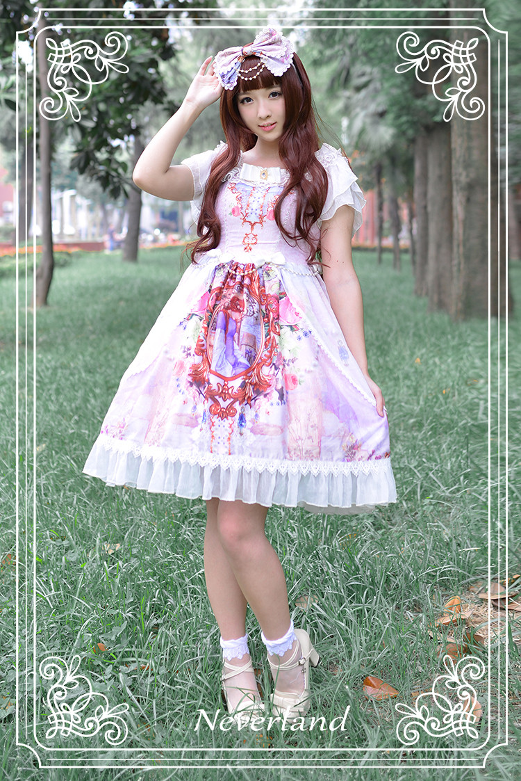 Midsummer Night Fly Sleeves Neverland Lolita OP Dress