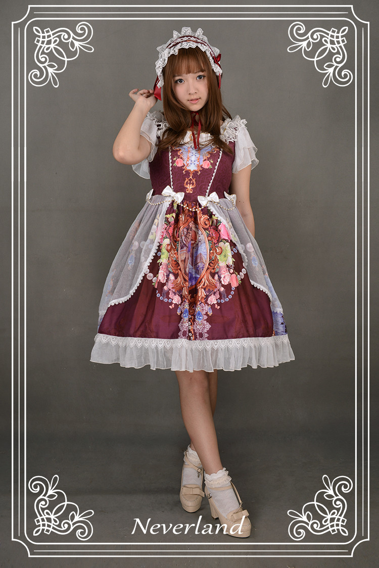 Midsummer Night Fly Sleeves Neverland Lolita OP Dress