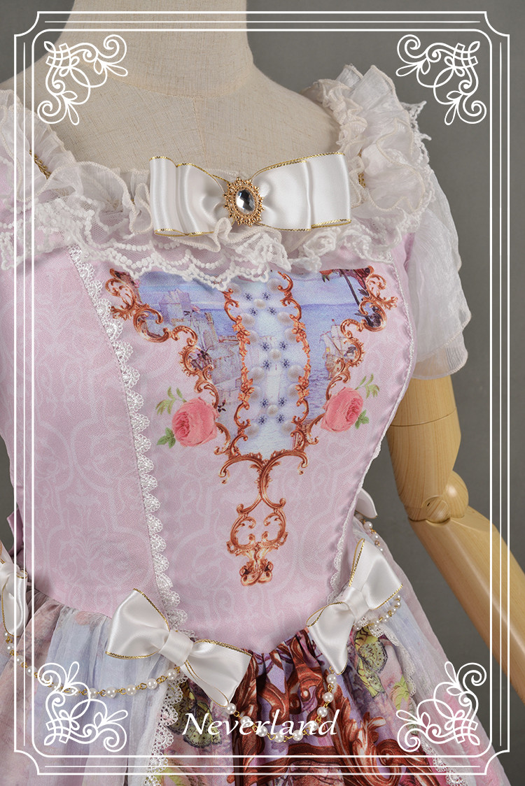 Midsummer Night Fly Sleeves Neverland Lolita OP Dress