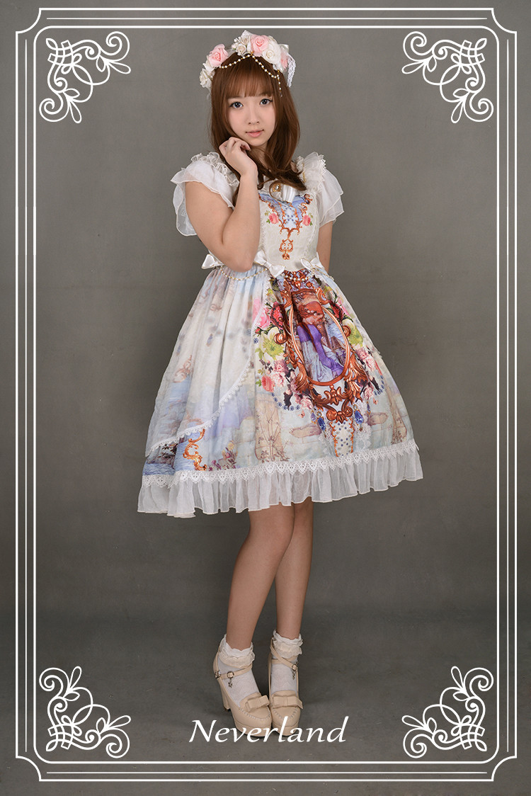 Midsummer Night Fly Sleeves Neverland Lolita OP Dress