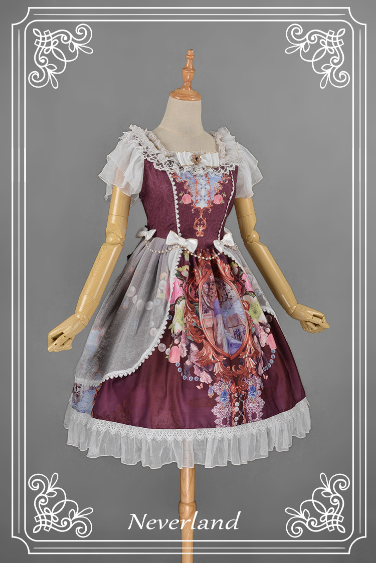 Midsummer Night Fly Sleeves Neverland Lolita OP Dress