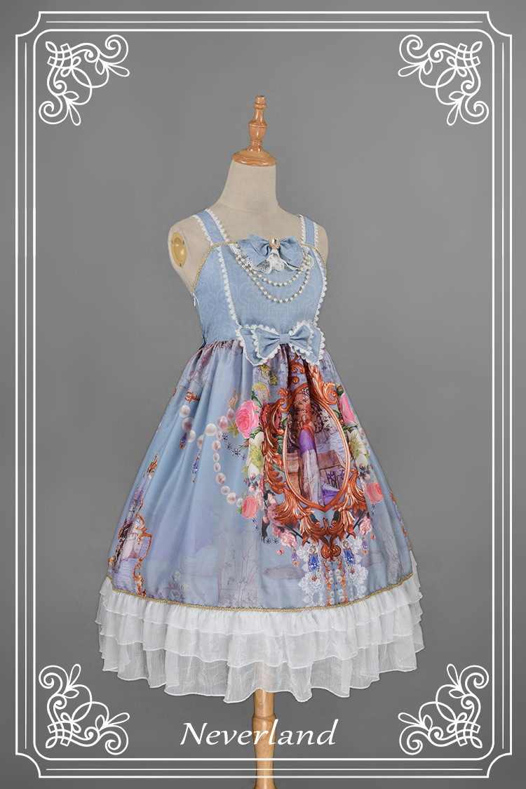 Midsummer Night High Waist Neverland Lolita Jumper Dress