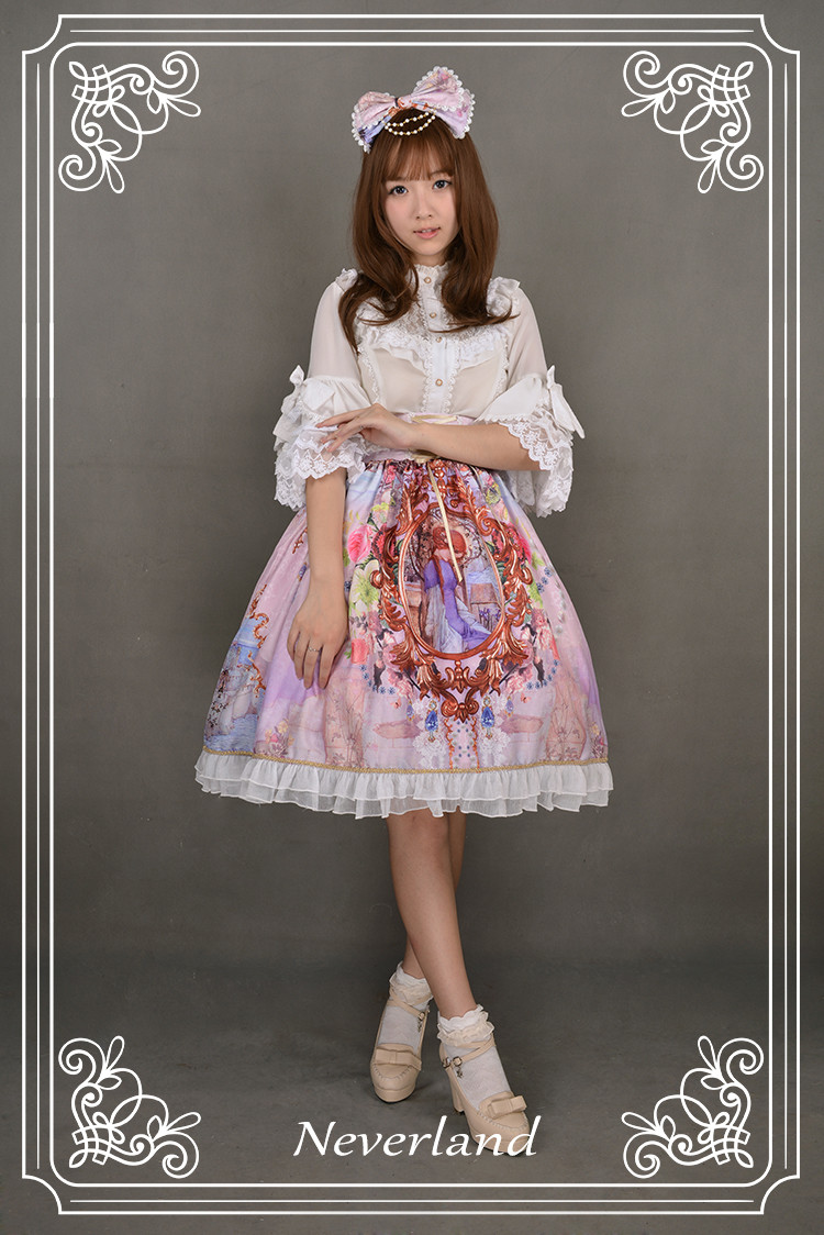 Midsummer Night High Waist Neverland Lolita Skirt