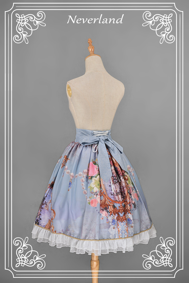 Midsummer Night High Waist Neverland Lolita Skirt