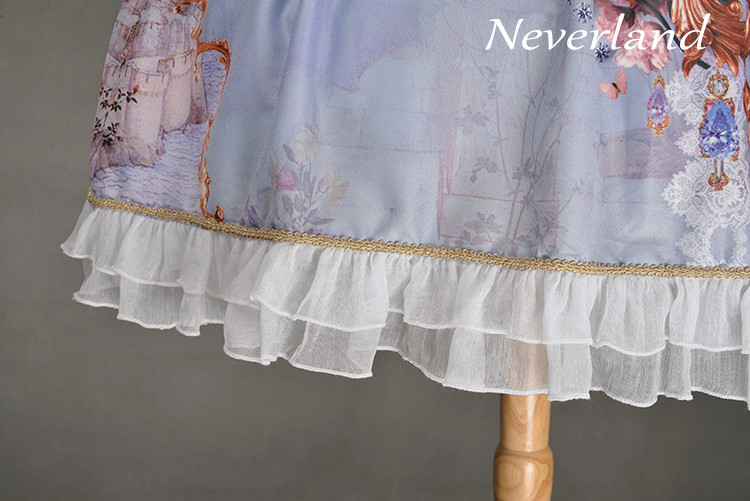 Midsummer Night High Waist Neverland Lolita Skirt