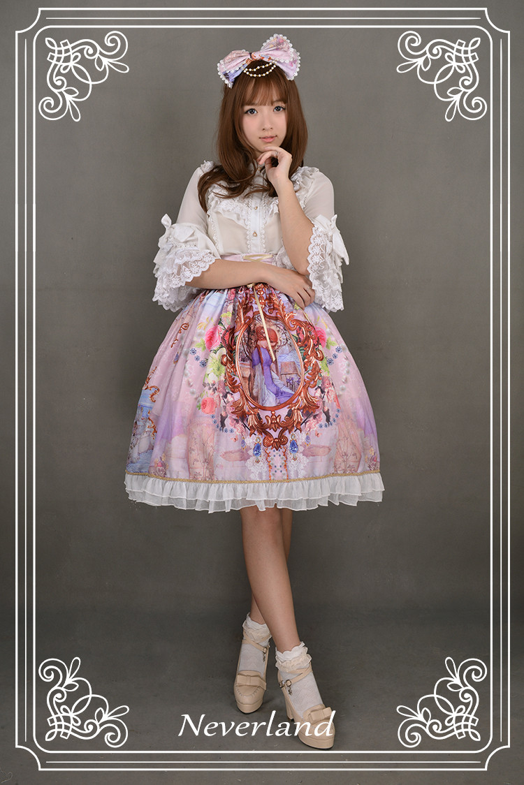 Midsummer Night High Waist Neverland Lolita Skirt