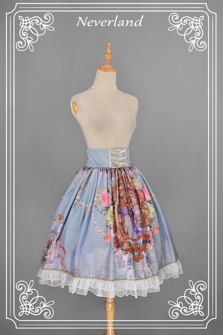 Midsummer Night High Waist Neverland Lolita Skirt