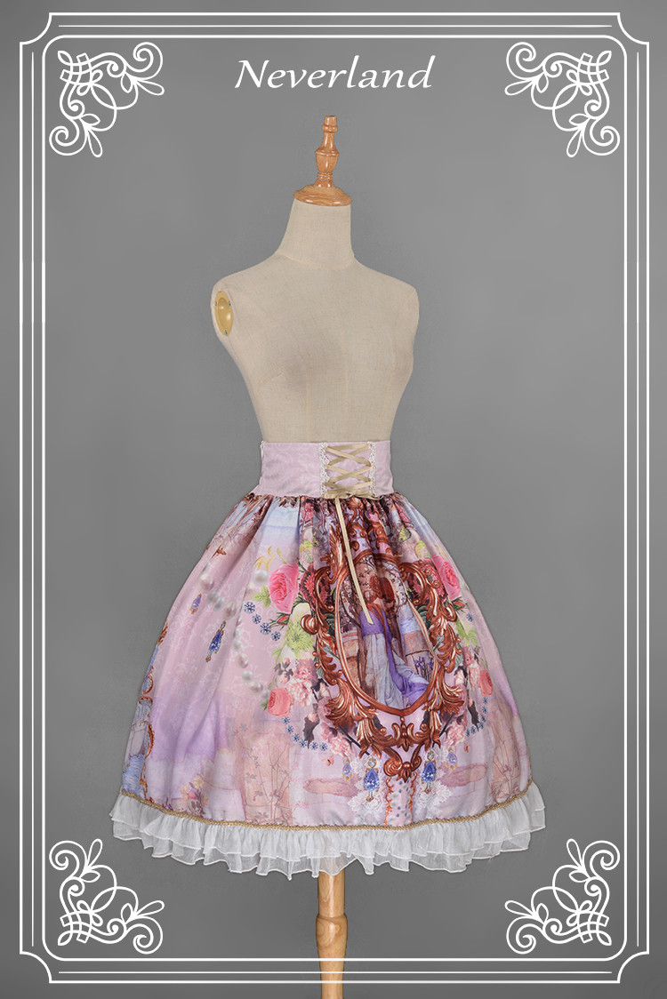 Midsummer Night High Waist Neverland Lolita Skirt