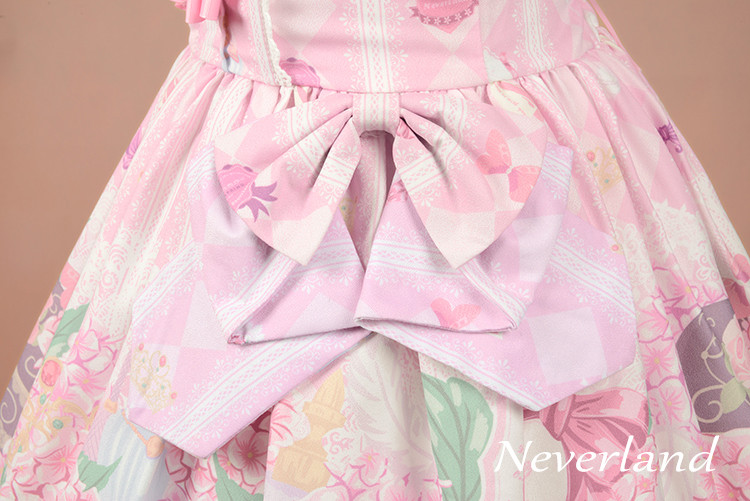 Perfume of Hydrangea Neverland Lolita High Waist Skirt