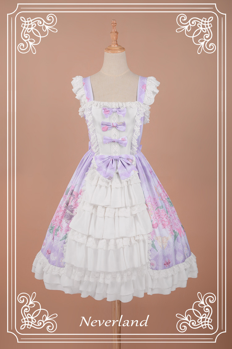 Perfume of Hydrangea Neverland Lolita Cardigan Dress