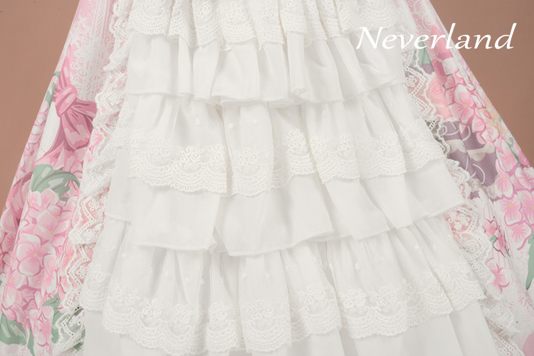 Perfume of Hydrangea Neverland Lolita Cardigan Dress