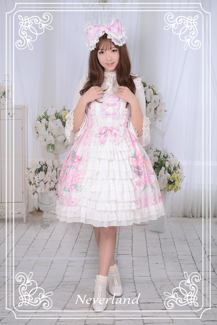 Perfume of Hydrangea Neverland Lolita Cardigan Dress