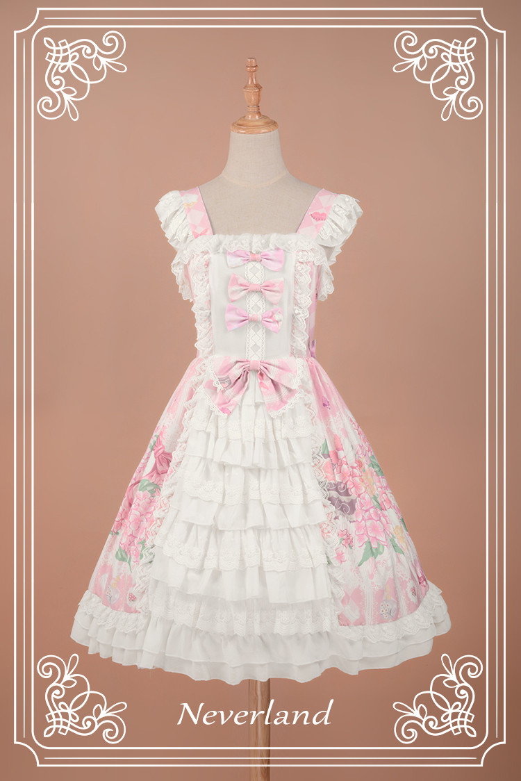 Perfume of Hydrangea Neverland Lolita Cardigan Dress