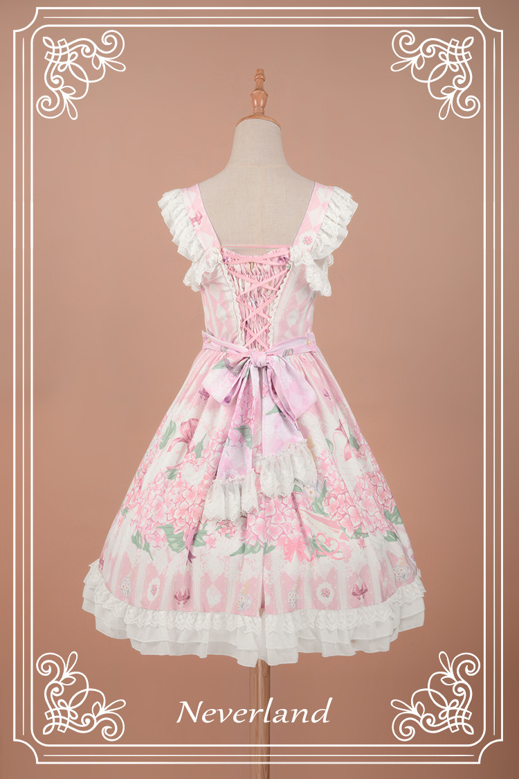 Perfume of Hydrangea Neverland Lolita Cardigan Dress