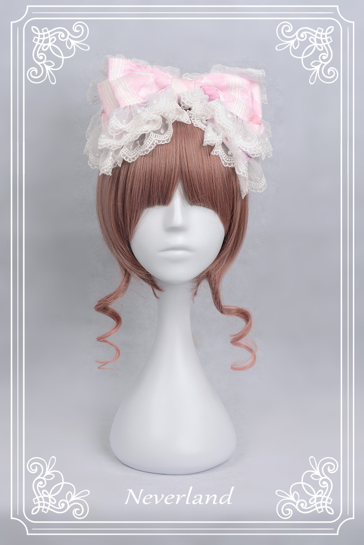 Perfume of Hydrangea Neverland Lolita Headbow with Lace