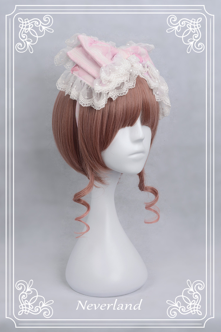 Perfume of Hydrangea Neverland Lolita Headbow with Lace