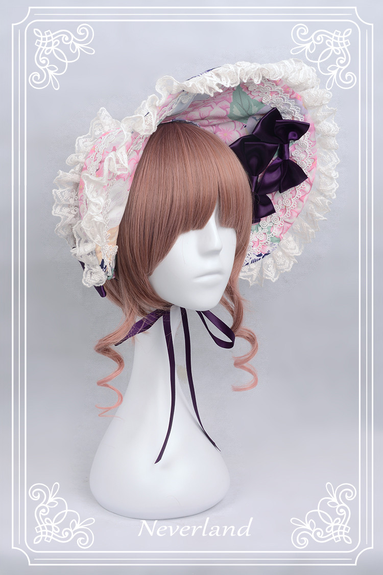 Perfume of Hydrangea Neverland Lolita Bonnet