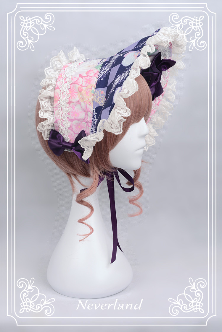 Perfume of Hydrangea Neverland Lolita Bonnet