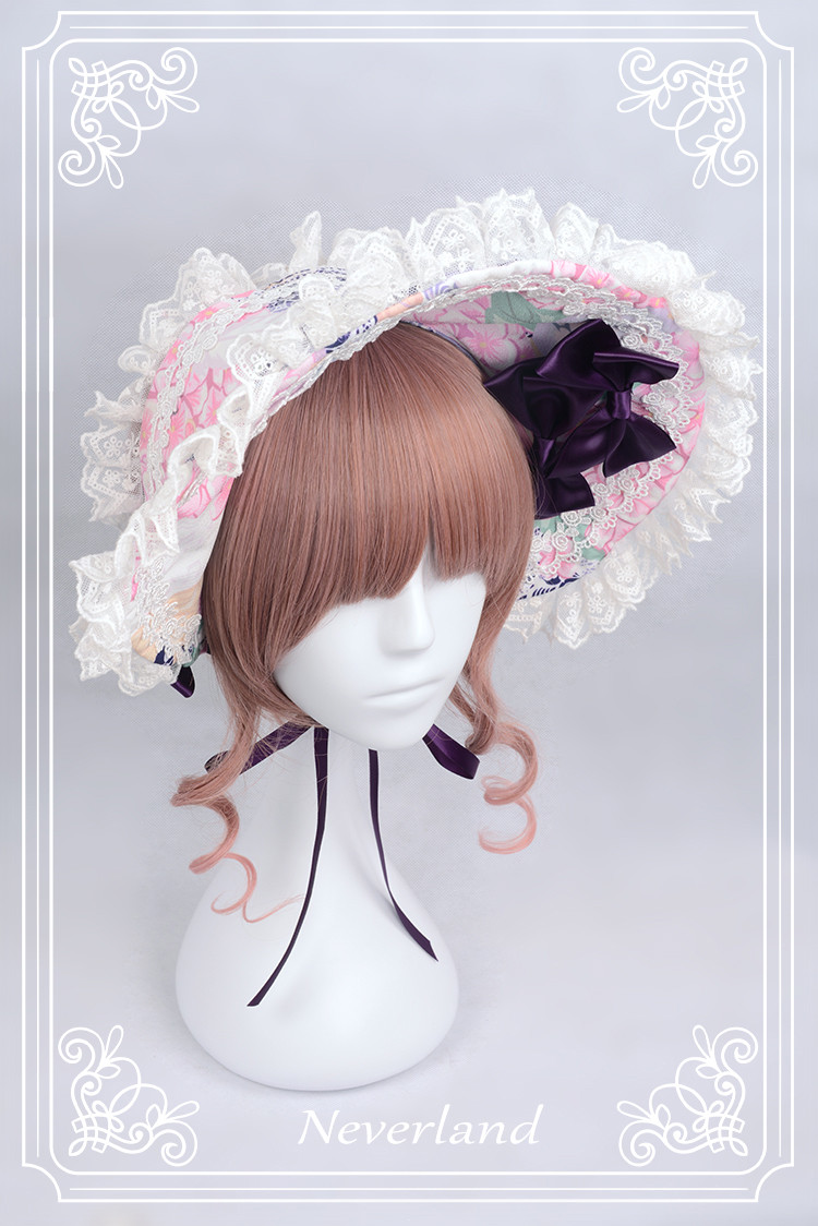 Perfume of Hydrangea Neverland Lolita Bonnet
