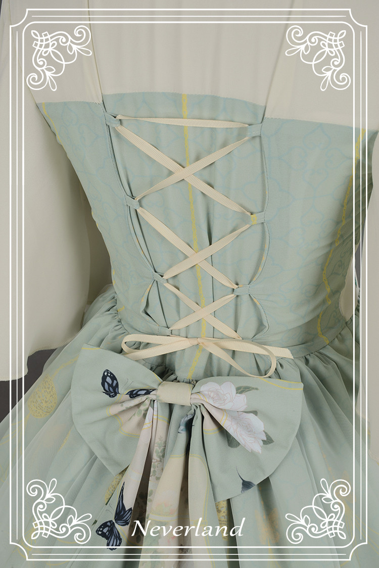 The Inlaid Harp Qi Neverland Lolita OP Dress
