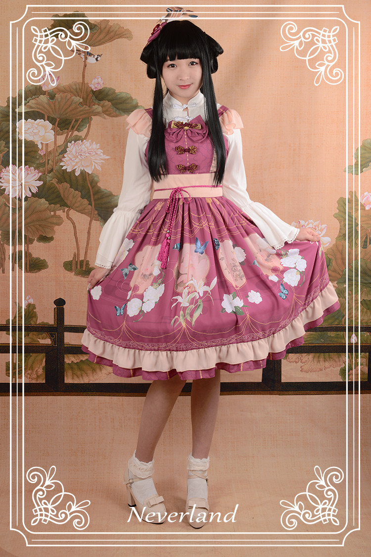 The Inlaid Harp Qi Neverland Lolita JSK