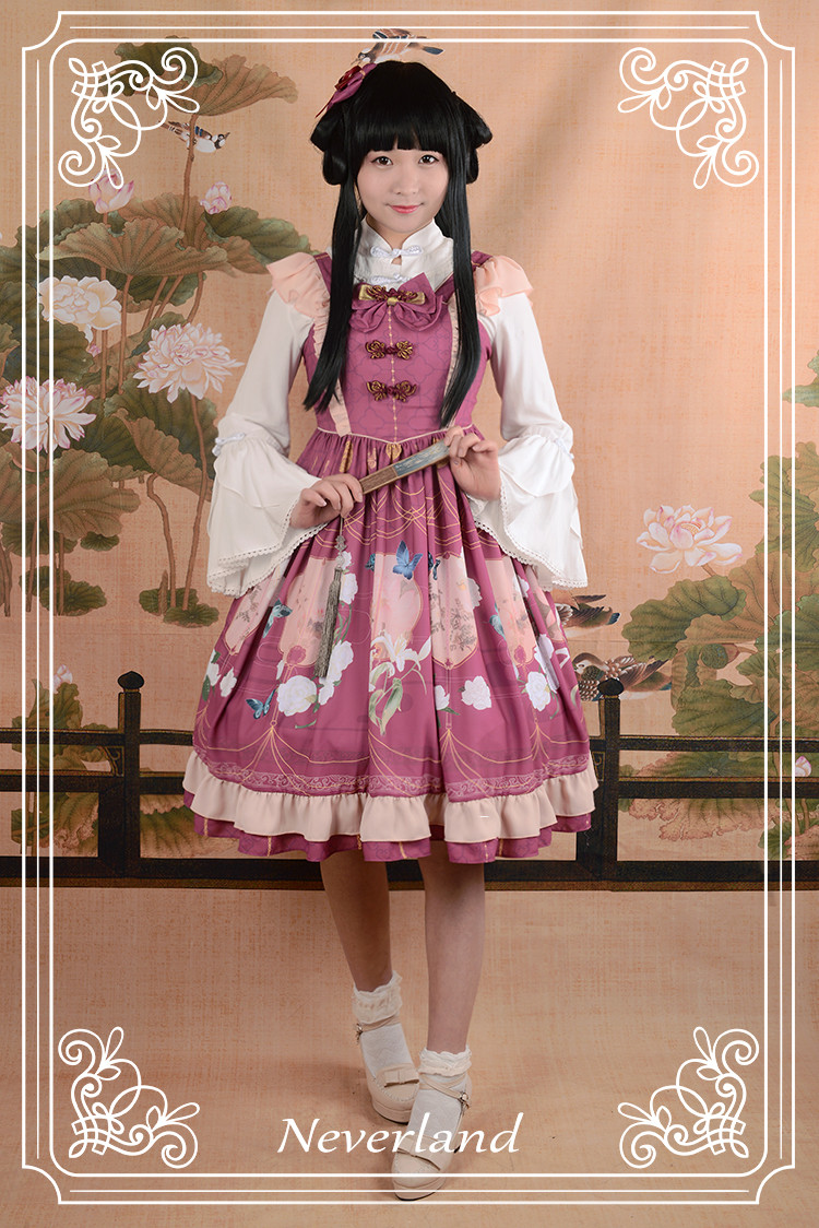 The Inlaid Harp Qi Neverland Lolita JSK