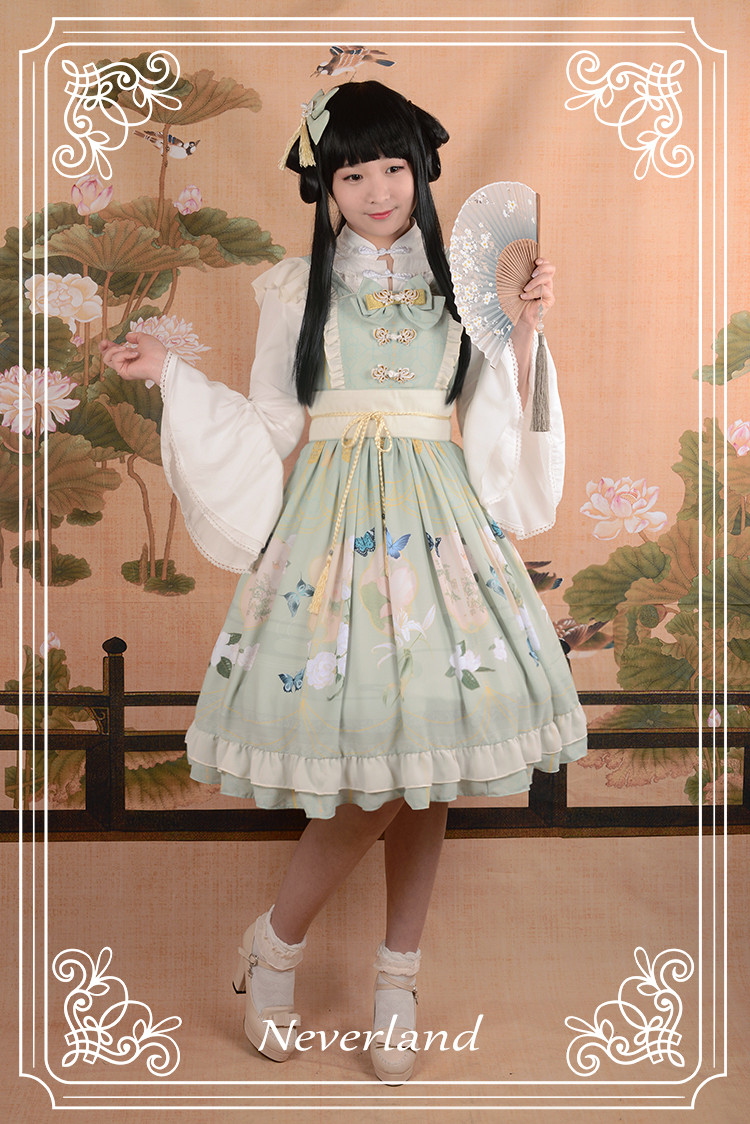 The Inlaid Harp Qi Neverland Lolita JSK