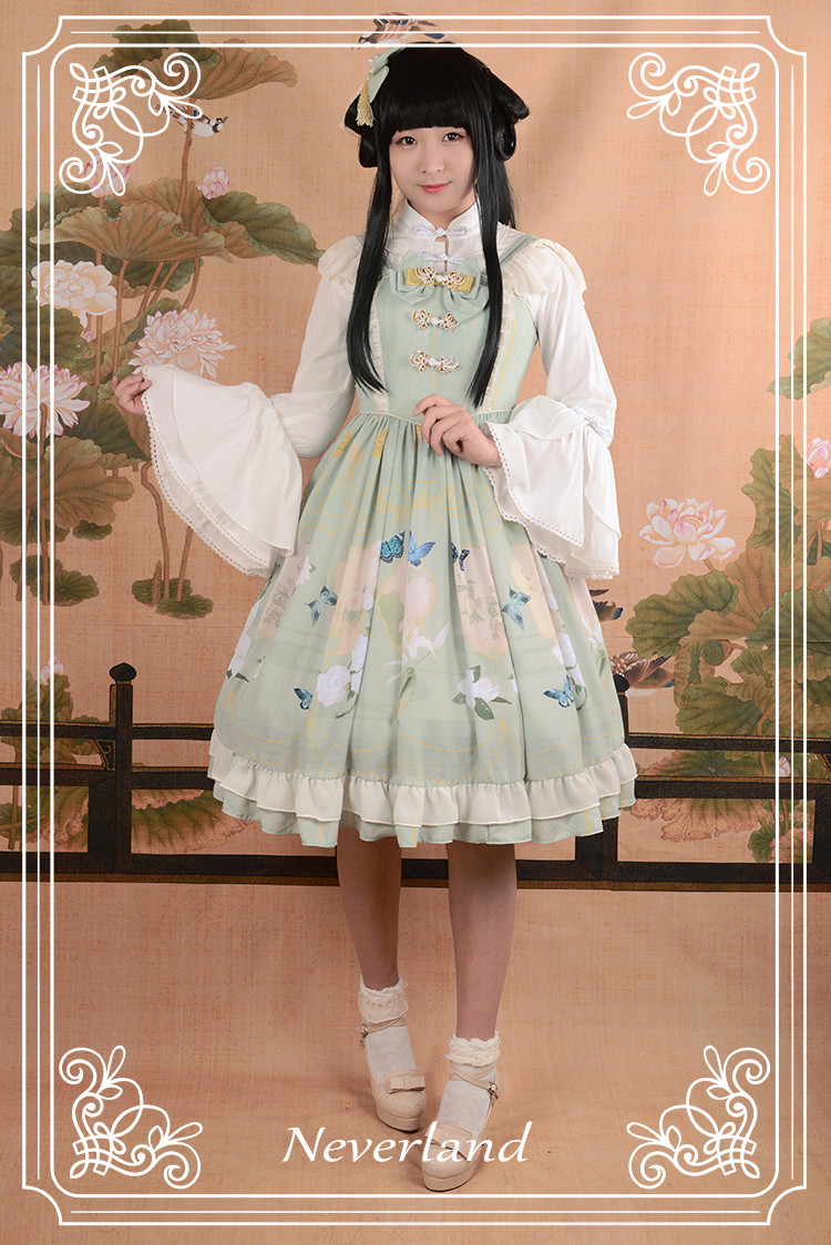 The Inlaid Harp Qi Neverland Lolita JSK