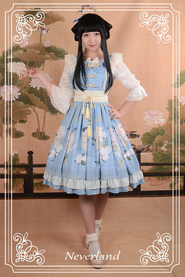 The Inlaid Harp Qi Neverland Lolita JSK