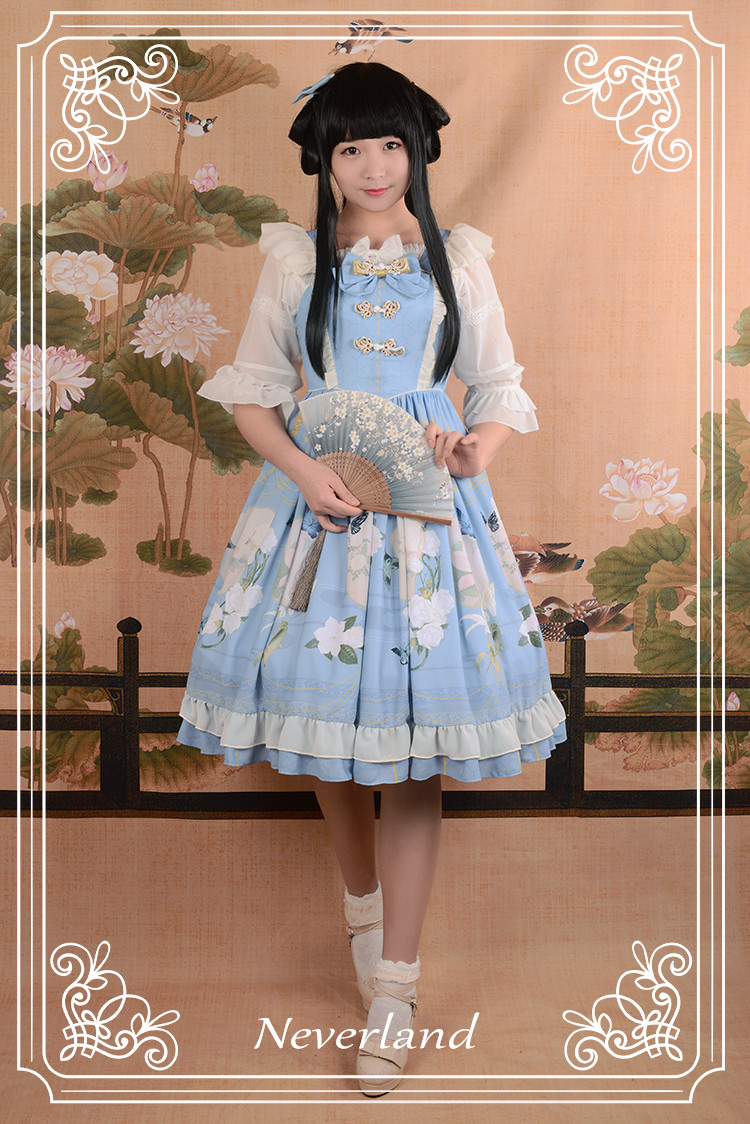 The Inlaid Harp Qi Neverland Lolita JSK