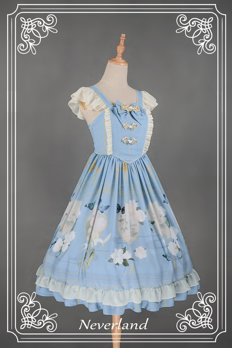 The Inlaid Harp Qi Neverland Lolita JSK