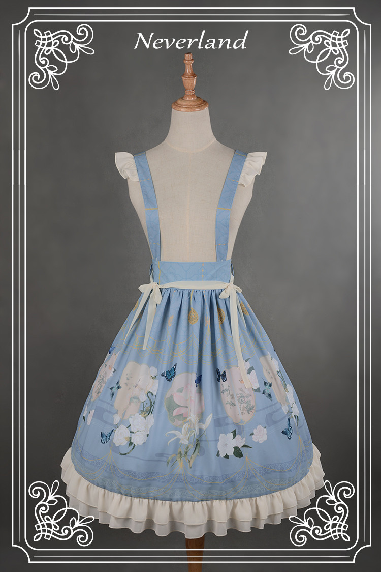The Inlaid Harp Qi Neverland Lolita Skirt/Salopette